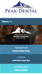 Mobile Screenshot of peakdentalservices.com
